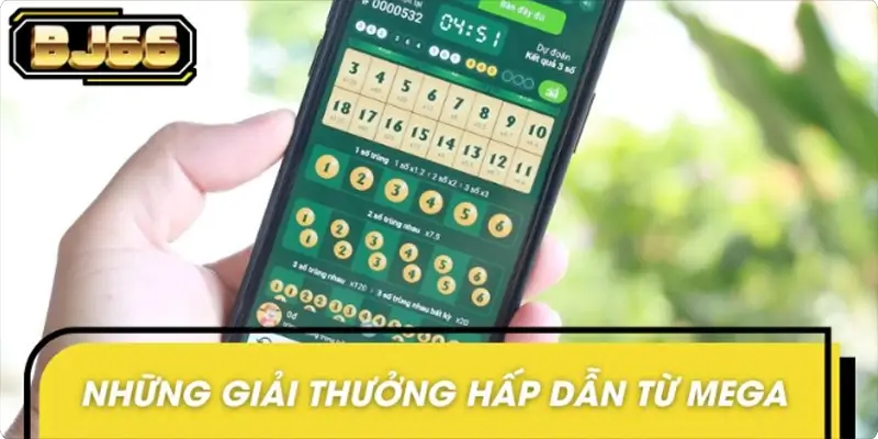 Đa dạng các giải thưởng hấp dẫn khi quay xổ số Mega