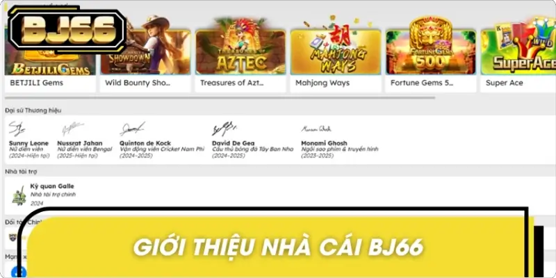 Giới thiệu một vài thông tin tổng quan về nhà cái BJ66 Giới thiệu một vài thông tin tổng quan về nhà cái BJ66