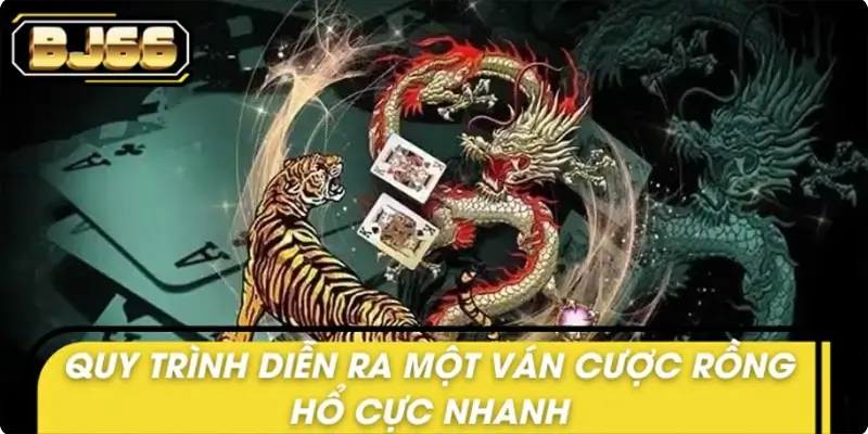 Quy trình diễn ra một ván cược rồng hổ cực nhanh